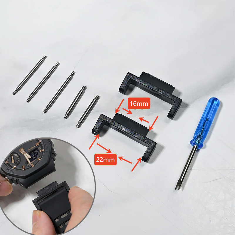 Gaming Accessories Rack - 16mm PC Horlogeband Adapter Voor Casioak