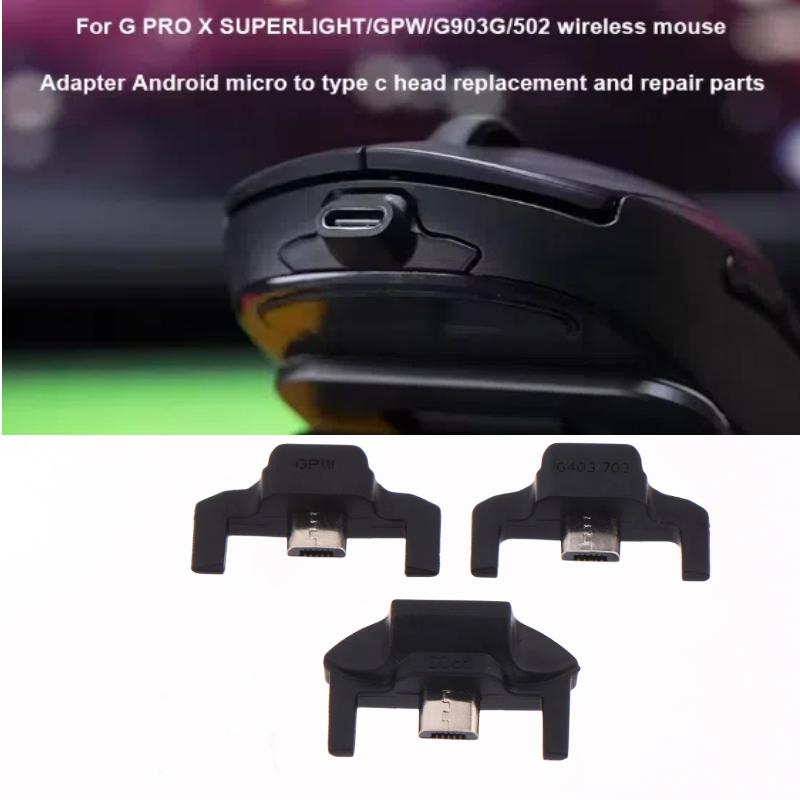 Gaming Accessories Aesthetic - Micros USB naar Type C conversie-adapters