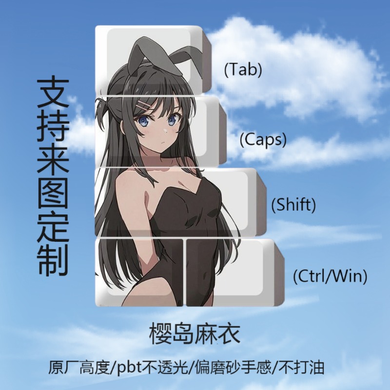 NIEUW Mai Sakurajima Thema Ani - Gaming Accessories Aesthetic recensie en prijs